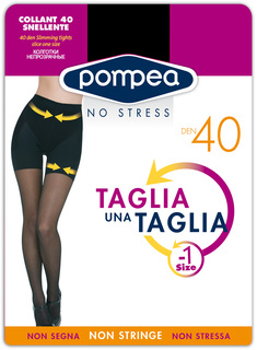 Колготки женские Pompea CL TAGLIA 1 TG 40 den черные 4
