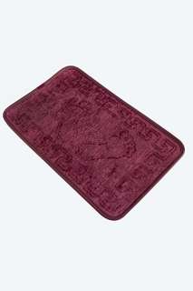 Коврик для ванной комнаты Chilai Home, 40x60 см, бордовый