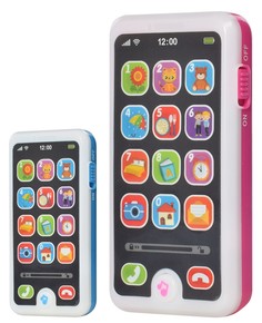 Интерактивный телефон для малышей Наша Игрушка свет, звук 7509, в ассортименте