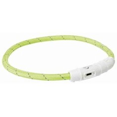 Ошейник для собак повседневный TRIXIE USB, обхват шеи 20-40 см, нейлон, неопрен, зеленый