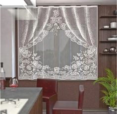 Штора Лидер-сантехника 491-257 165x170 см белый