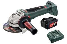 Аккумуляторная УШМ Metabo WB 18 LTX BL 125 Quick (T0336) АКБ 4.0Ач (х1)