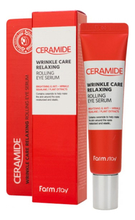 Сыворотка для кожи вокруг глаз FarmStay Ceramide Wrinkle Care Relaxing Rolling Eye (25 мл)