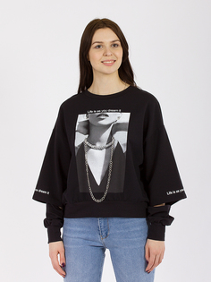 Свитшот женский DAIROS GD69300967 черный L