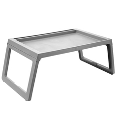 Складной столик для ноутбука и завтрака, серый, 68х36х27,5 см, Blonder Home BH-TBL-02