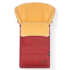 Конверт зимний меховой Nuovita Alpino Lux Pesco Rosso, Красный