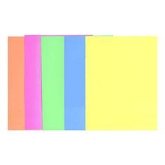 Бумага цветная Альт Hobby Time флуоресц+металлик А4 20л 20цв в ассортименте