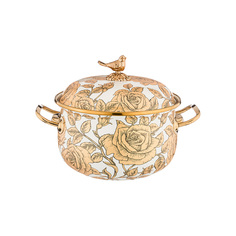 Кастрюля Аgness эмалированная ренессанс 2,8л, диа.18см 950-154 Agness