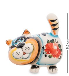 Фигурка "Кот Барсик" цв.(Гжельский фарфор) Art East