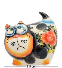 Фигурка "Кот пузырь" цв. ср. (Гжельский фарфор) Art East