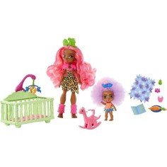 Игровой набор Cave Club Mattel Няня GNL92, с двумя куклами