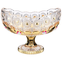 Конфетница "Lefard gold glass" 15,5x9 см. высота 11 см. Lefard_195-169