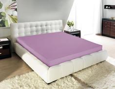 Простыня "Guten Morgen" на резинке трикотажная Lilac, без рисунка, фиолетовый