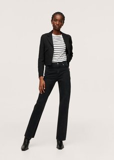 Джинсы straight-fit из хлопка - Gala Mango