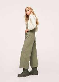 Джинсовый полукомбинезон Wideleg - Khris Mango