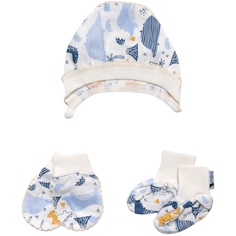 Чепчик пинетки/рукавички/чепчик Клякса