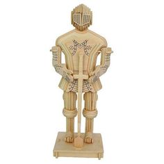 Деревянный конструктор Wooden Toys Рыцарь 4