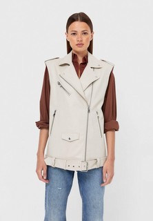 Жилет кожаный Stradivarius