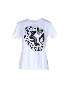 Футболка с короткими рукавами Saint Laurent