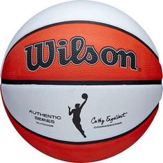 Мяч баскетбольный Wilson WNBA Authentic Series Outdoor, WTB5200XB06, р.6, бело-оранжевый