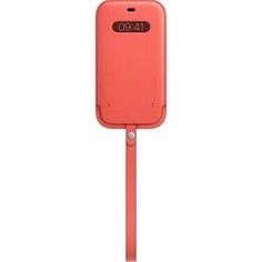 Чехол-конверт Apple iPhone 12 Pro Max Leather Sleeve with MagSafe, Pink Citrus (MHYF3ZE/A)