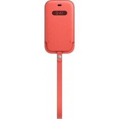 Чехол-конверт Apple iPhone 12 mini Leather Sleeve with MagSafe, Pink Citrus (MHMN3ZE/A)