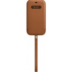 Чехол-конверт Apple iPhone 12 Pro Max Leather Sleeve with MagSafe, Saddle Brown (MHYG3ZE/A)