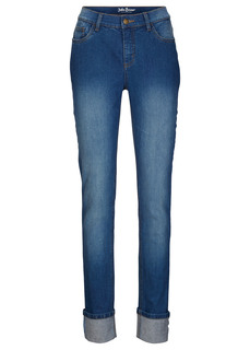 Джинсы стрейч Slim Fit Straight Bonprix