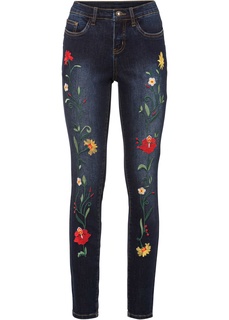 Джинсы Skinny с вышивкой Bonprix