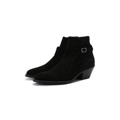Замшевые ботинки Saint Laurent
