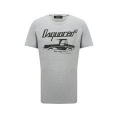 Футболка из хлопка и вискозы Dsquared2