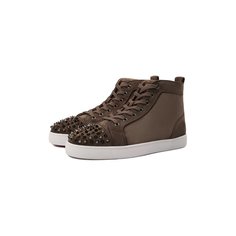 Замшевые кеды Lou Spikes Orlato Christian Louboutin