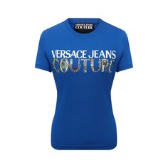 Хлопковая футболка Versace Jeans Couture