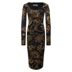 Платье из вискозы Versace Jeans Couture