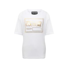 Хлопковая футболка Versace Jeans Couture