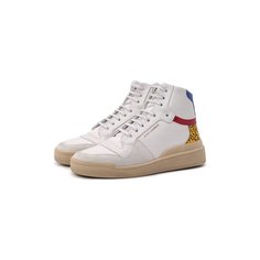 Комбинированные кеды Saint Laurent