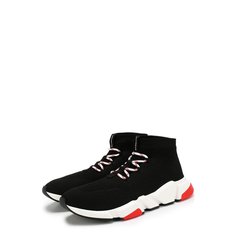 Текстильные кроссовки Speed Trainer на шнуровке Balenciaga