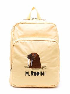 Mini Rodini рюкзак на молнии с логотипом