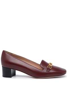 Bally logo-plaque pumps