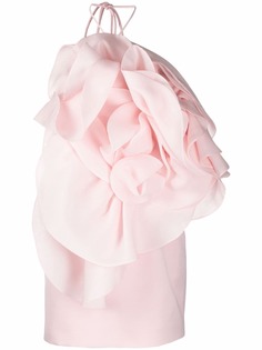 Magda Butrym 3D rose-motif fitted minidress