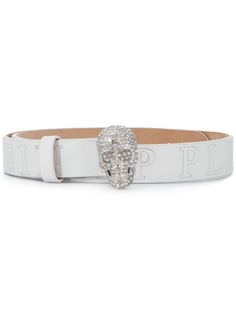 Philipp Plein ремень с декором Skull и кристаллами