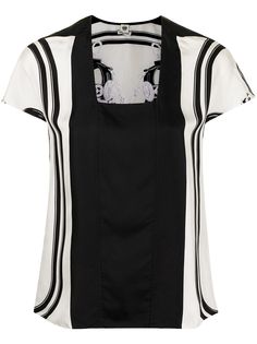 Hermès шелковая блузка Brides de Gala с принтом