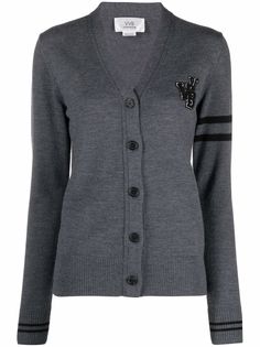 Victoria Beckham patch-detail wool cardigan