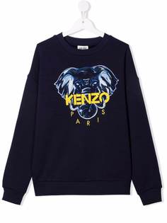 Kenzo Kids толстовка с вышитым логотипом