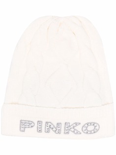 Pinko шапка бини фактурной вязки