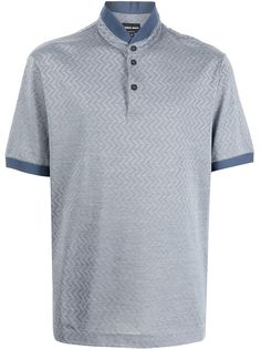 Giorgio Armani рубашка поло с воротником-стойкой