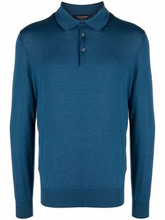 Ermenegildo Zegna рубашка поло с длинными рукавами