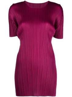 Pleats Please Issey Miyake плиссированная футболка