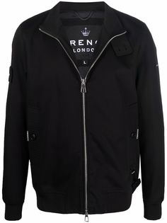 TRENCH LONDON куртка на молнии с высоким воротником