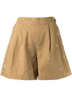 SPORT b. by agnès b. расклешенные шорты Flash EMB